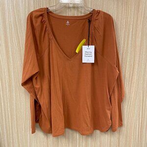 NWT Able Orange Top Size 2X